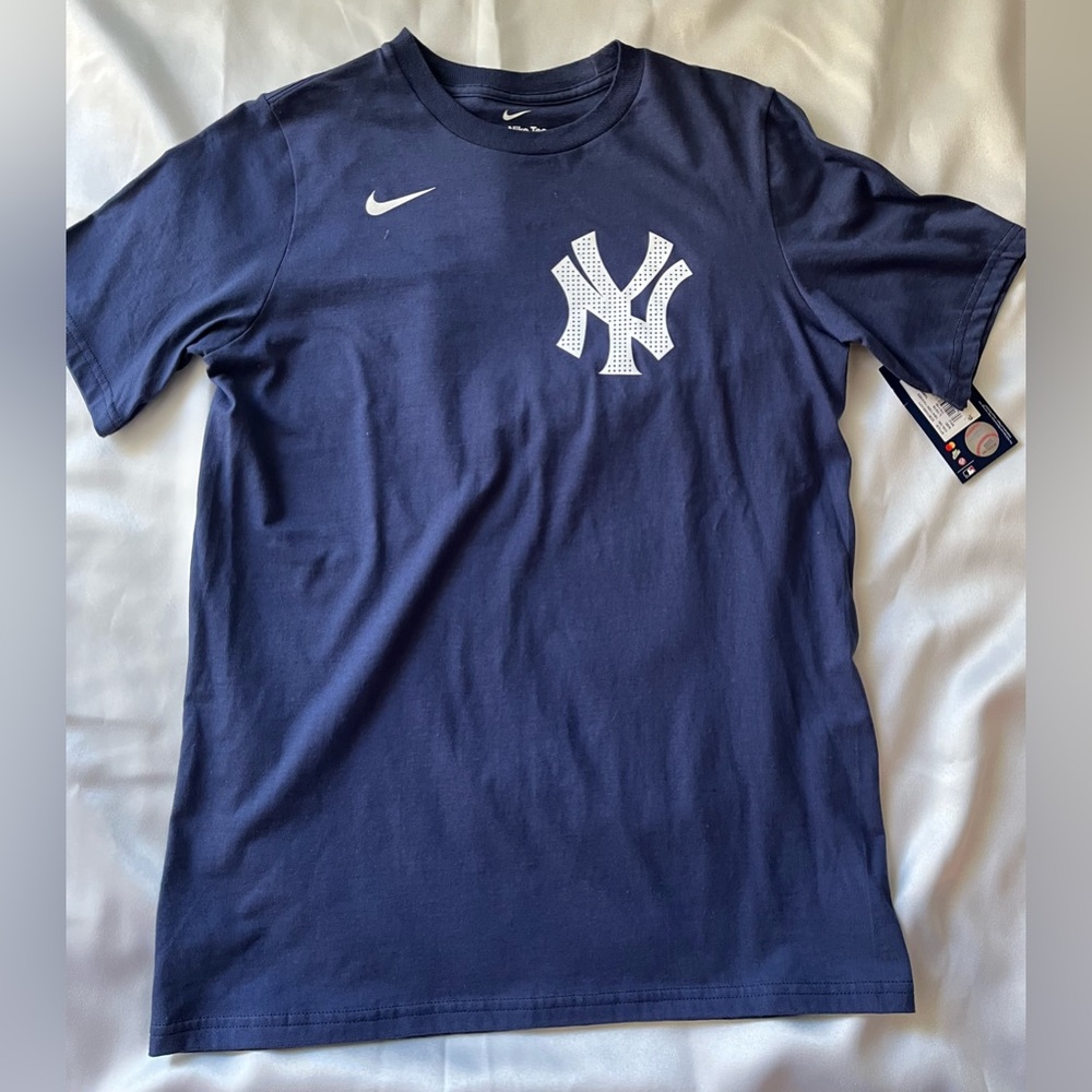 Nike Youth New York Yankees Navy Fuse Wordmark T-Shirt